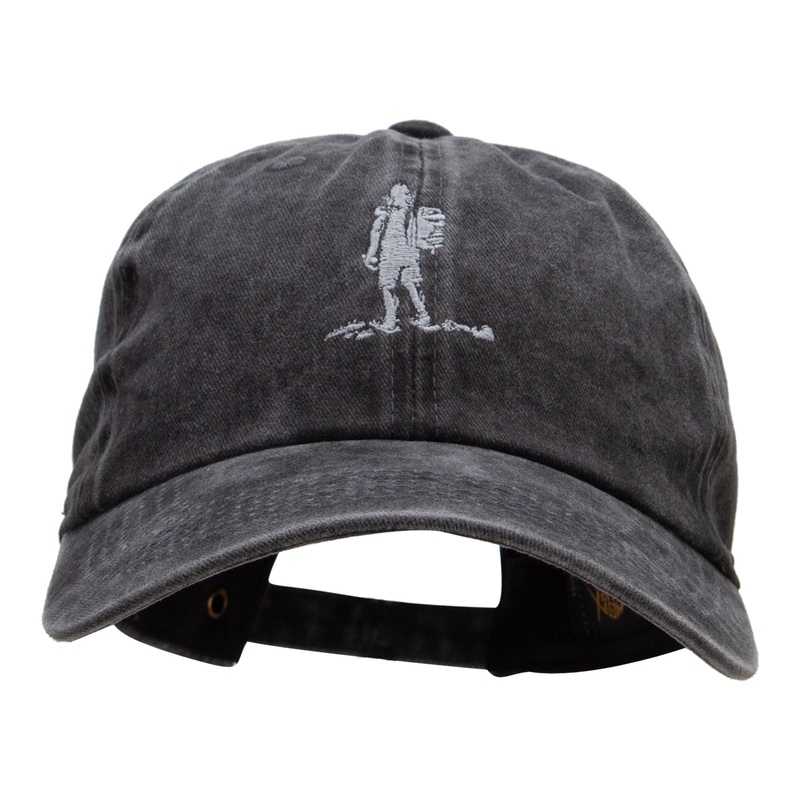 Backpack Tourist Cotton Twill Premium Pigment Dyed Cap Black One Size