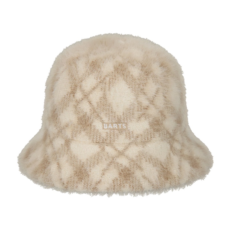 Barts Hats Lylja Faux Fur Bucket Hat – Cream 1-Size