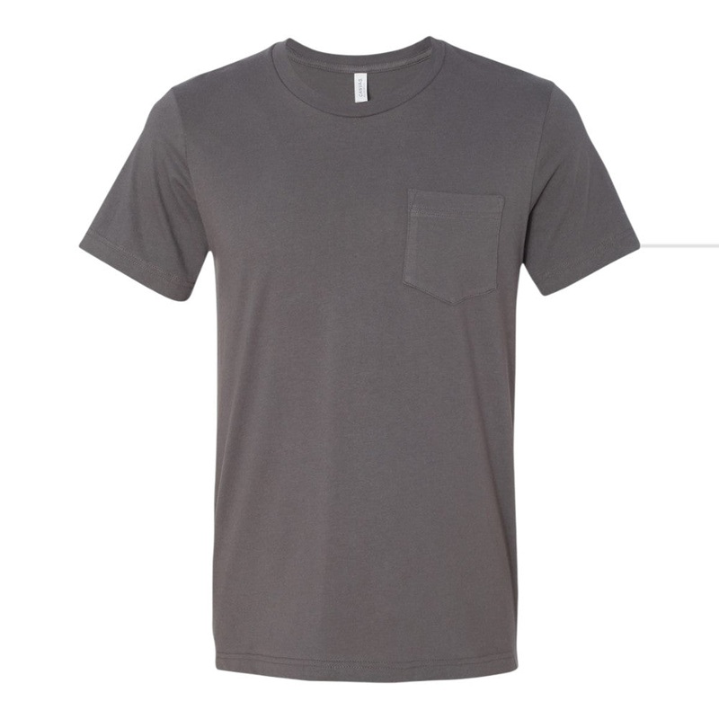 BELLA+CANVAS 3021 Jersey Pocket Tee White S