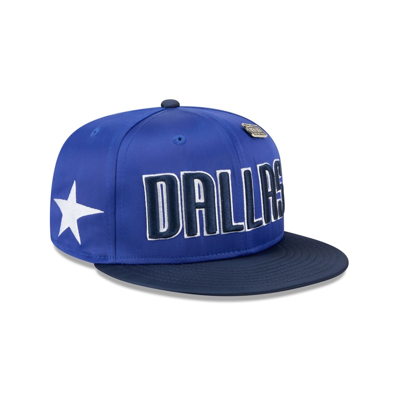 Dallas Mavericks Spring Satin 59FIFTY Fitted Hat 7