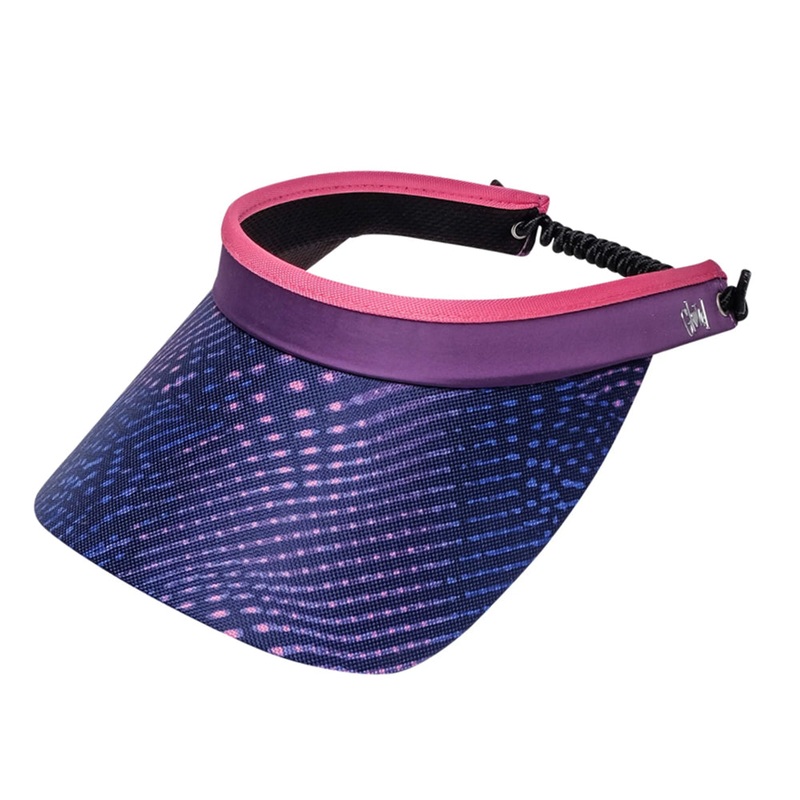 Digital Dusk Coil Lace Sun Visor – GloveIt Golf Hats Purple