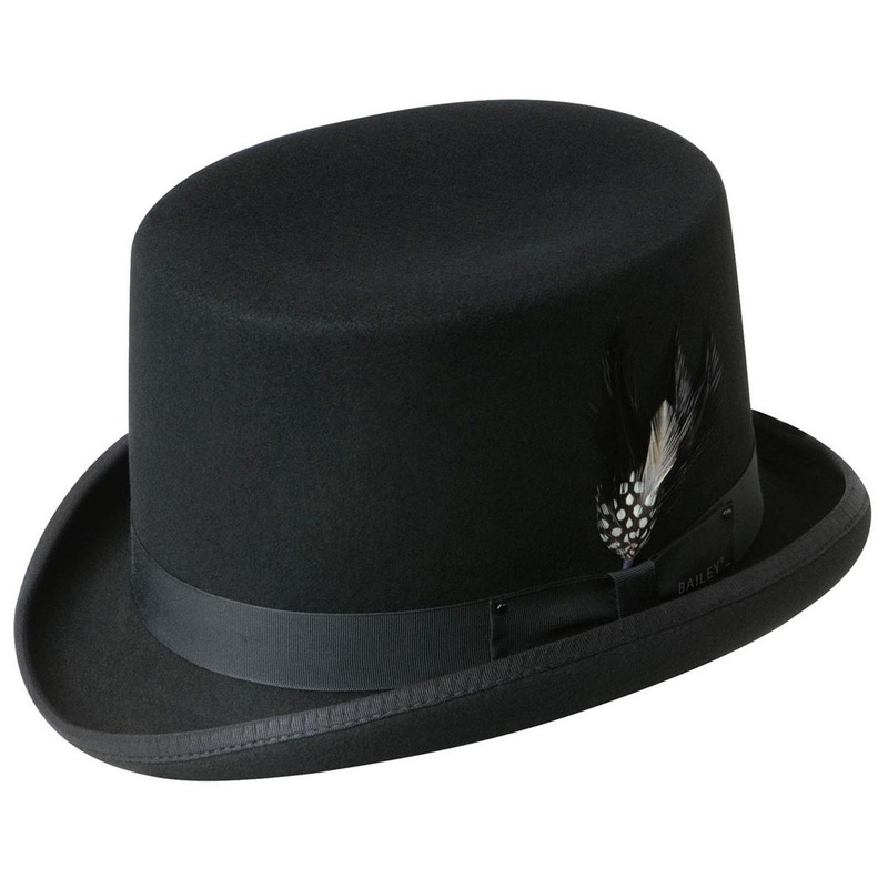 Heritage Ice Wool Felt Top Hat BLACK S
