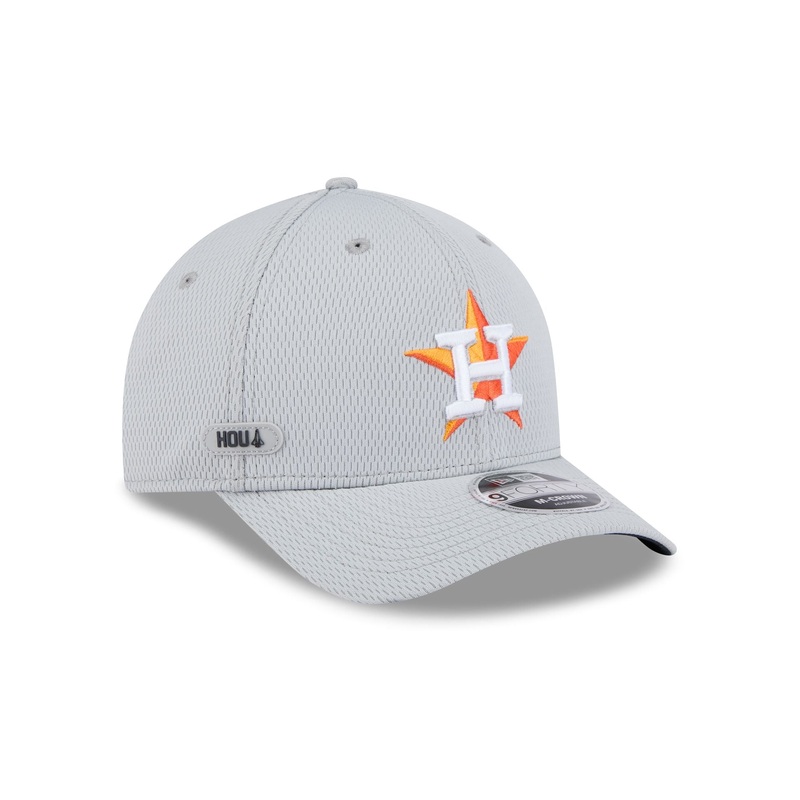 Houston Astros 2025 Clubhouse Gray 9FORTY M-Crown Snapback Hat One Size