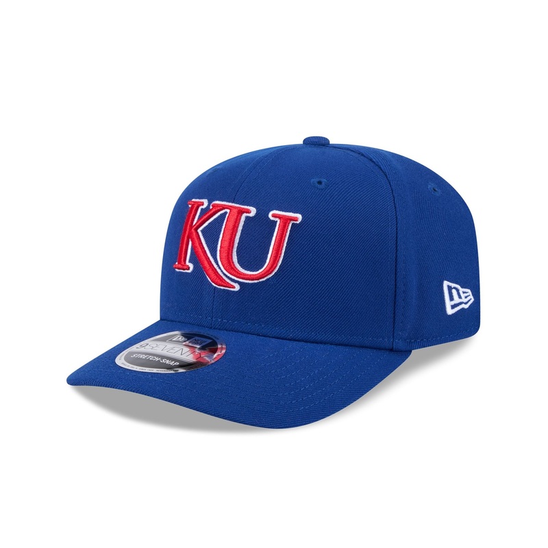 Kansas Jayhawks Basic 9SEVENTY Stretch-Snap Hat One Size