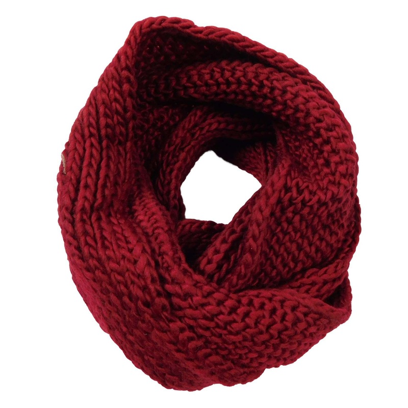 Knit Infinity Scarf Pink