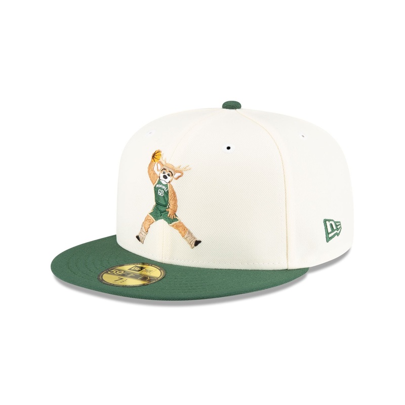 Milwaukee Bucks Mascot 59FIFTY Fitted Hat 7