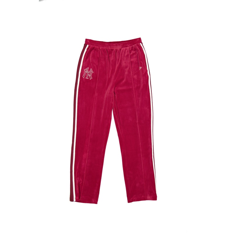New York Yankees Cherry Jam Velour Track Pants S
