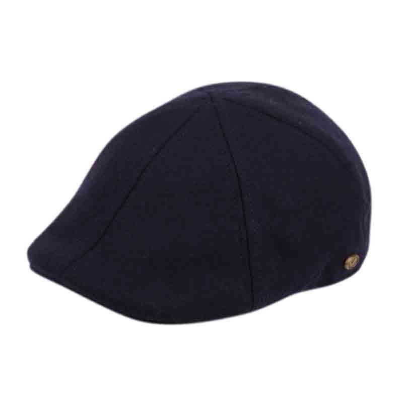 Wool Felt Duckbill Cap – Epoch Hats Navy S/M (22 7/8″)