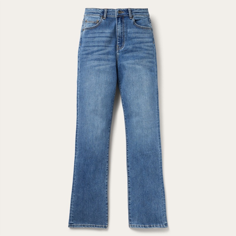 915 High Rise Straight Fit Jeans Blue 0 S
