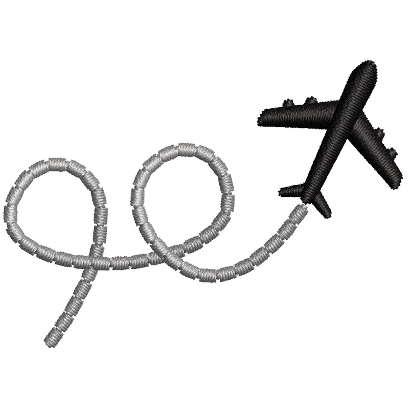 Airplane Line Path Airplane Line Path One Size
