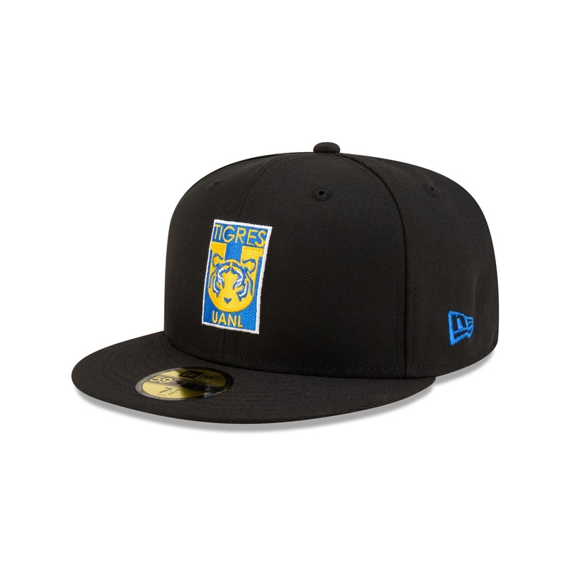Club Tigres UANL Black 59FIFTY Fitted Hat 7