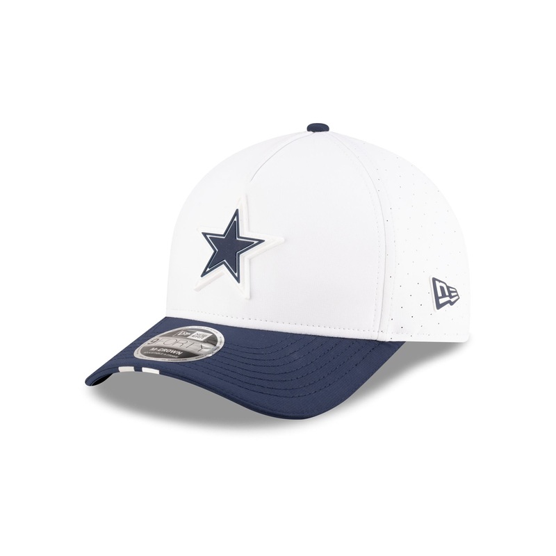 Dallas Cowboys 2025 Training 9FORTY M-Crown A-Frame Snapback Hat One Size