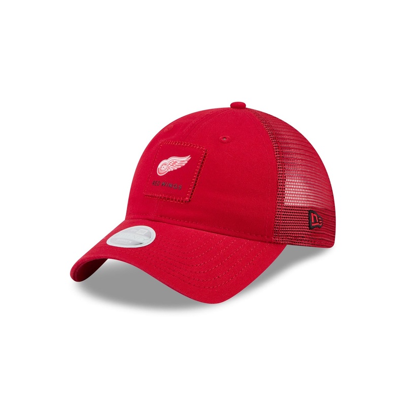 Detroit Red Wings Women’s Square Stitch 9TWENTY Trucker Hat One Size