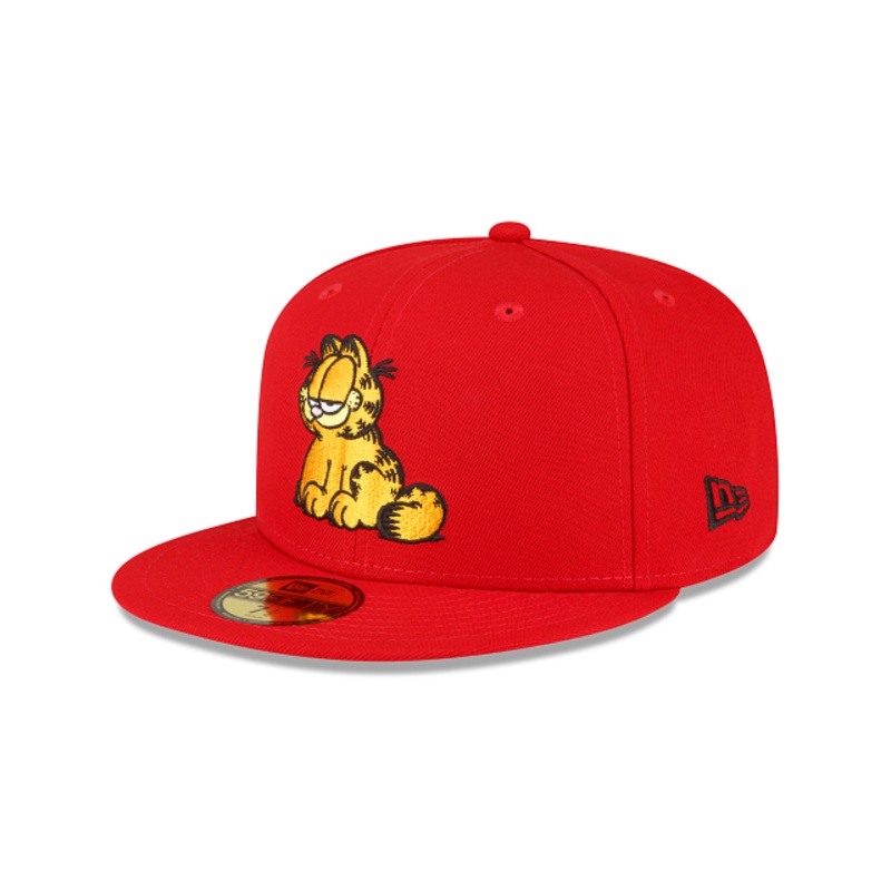 Garfield Red 59FIFTY Fitted Hat 7