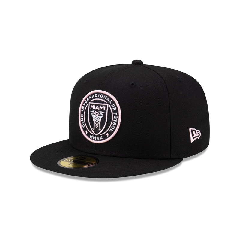 Inter Miami Basic Logo 59FIFTY Fitted Hat 7