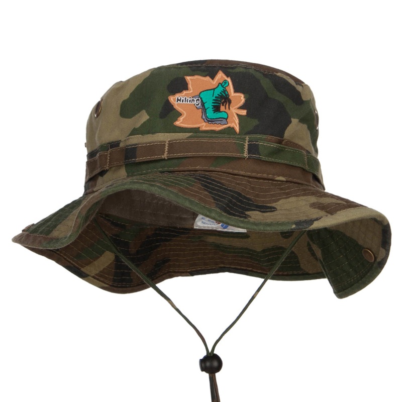 Maple Hiking Shoes Patched Hunting Hat Camo M