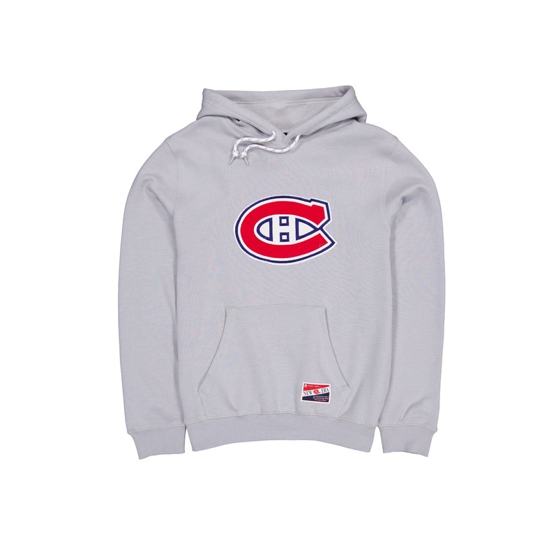 Montreal Canadiens Throwback Gray Hoodie S