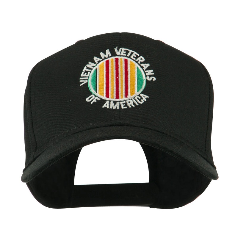 Vietnam Veterans of America Badge Embroidered Cap Black One Size