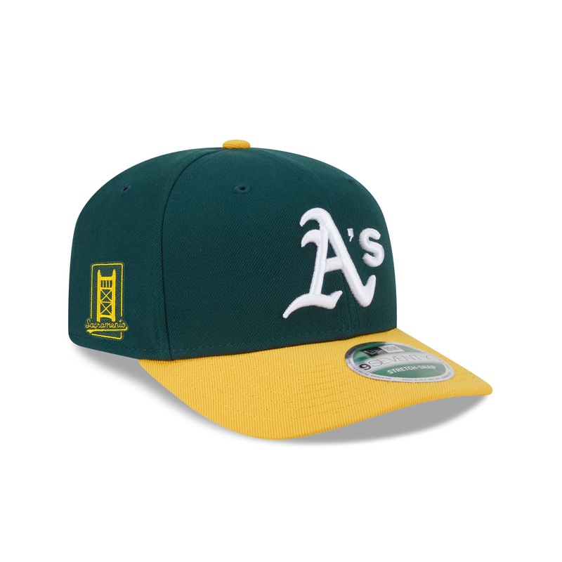 Athletics in Sacramento Sidepatch 9SEVENTY Stretch-Snap Hat One Size