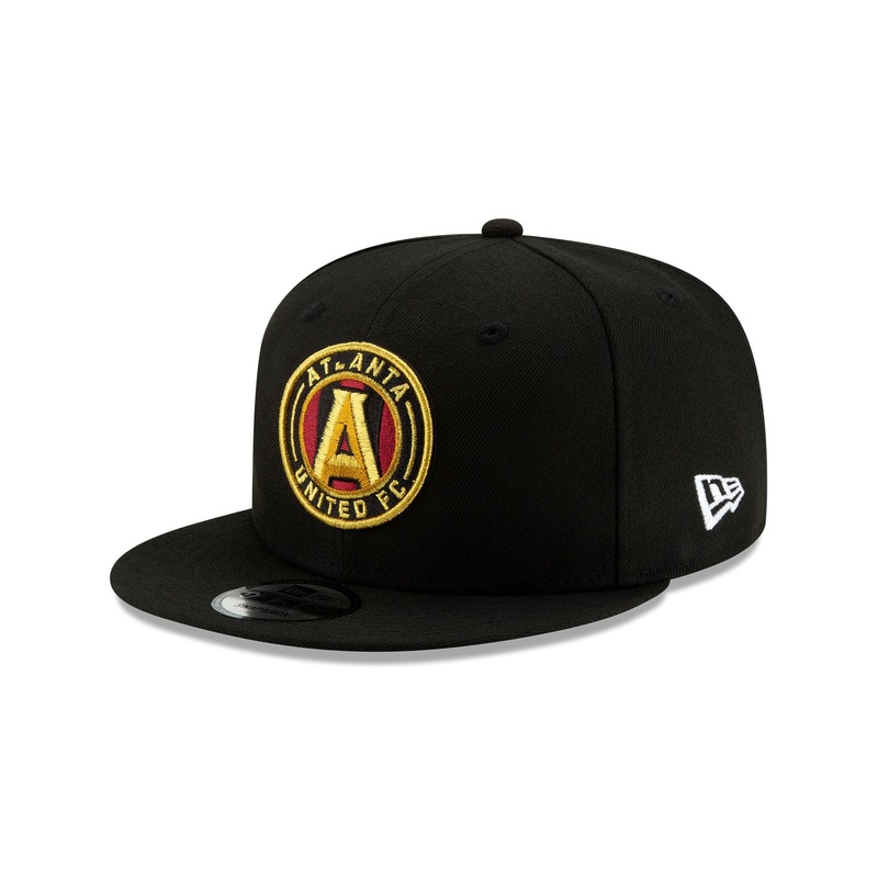 Atlanta United FC Black 9FIFTY Snapback Hat One Size