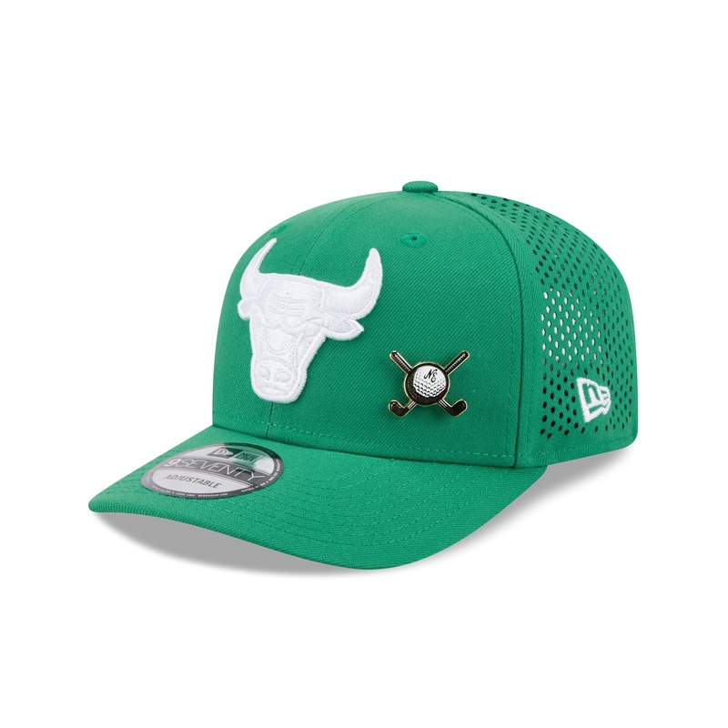 Chicago Bulls Tee Time 9SEVENTY Trucker Hat One Size