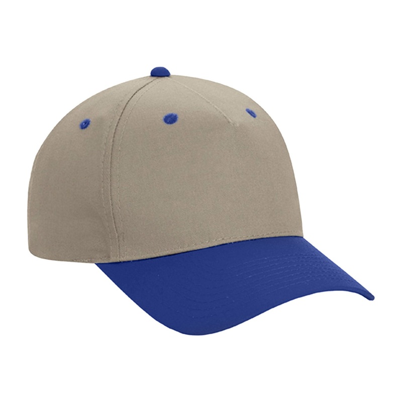 Cobra TSP-2 Twill Pro-Look 2-Tone Hat Snap Khaki/Royal