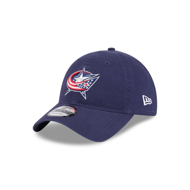 Columbus Blue Jackets Team Tag 9TWENTY Adjustable Hat One Size