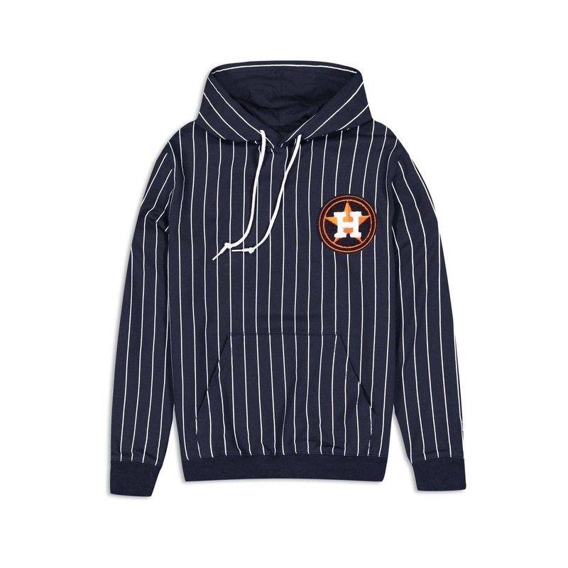 Houston Astros Logo Select Pinstripe Hoodie S