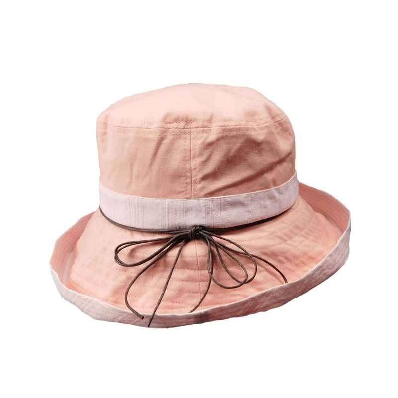 Large Size Women’s Bucket Hat for Big Heads Pink