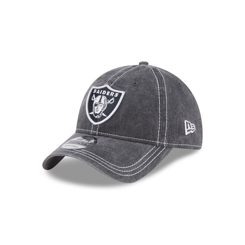 Las Vegas Raiders Washed Contrast 9TWENTY Adjustable Hat One Size