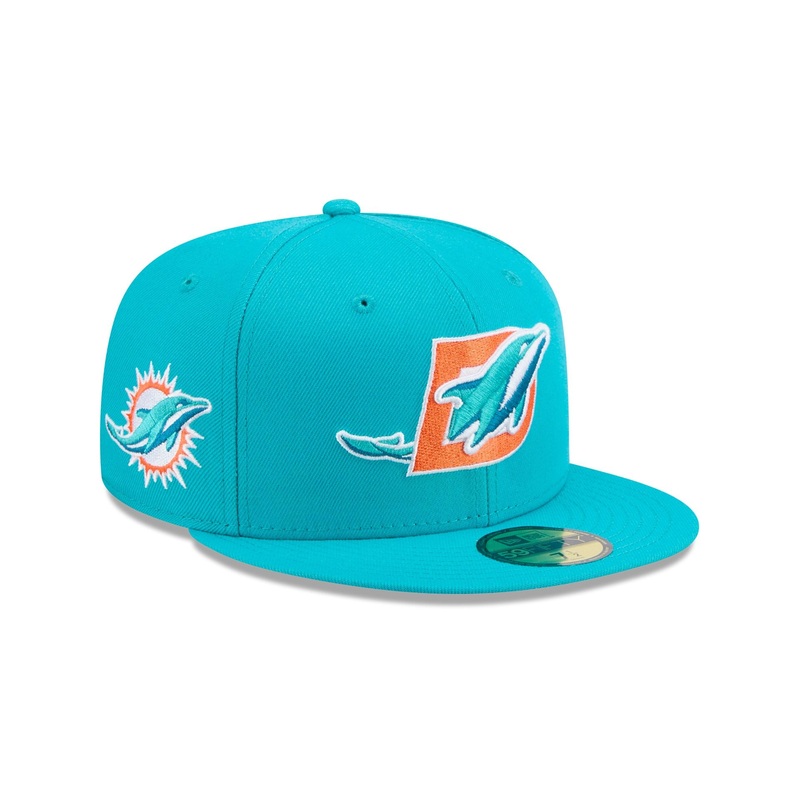 Miami Dolphins Deceptor 59FIFTY Fitted Hat 7