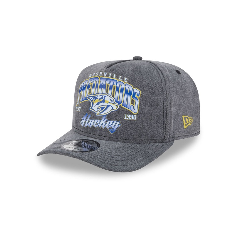 Nashville Predators Washed 9FIFTY A-Frame Snapback Hat One Size