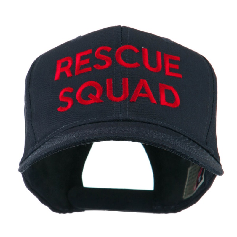 Rescue Squad Embroidered Cap Navy One Size