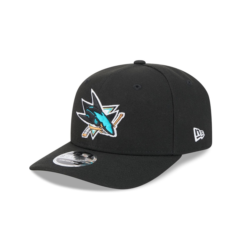 San Jose Sharks 9SEVENTY Stretch-Snap Hat One Size