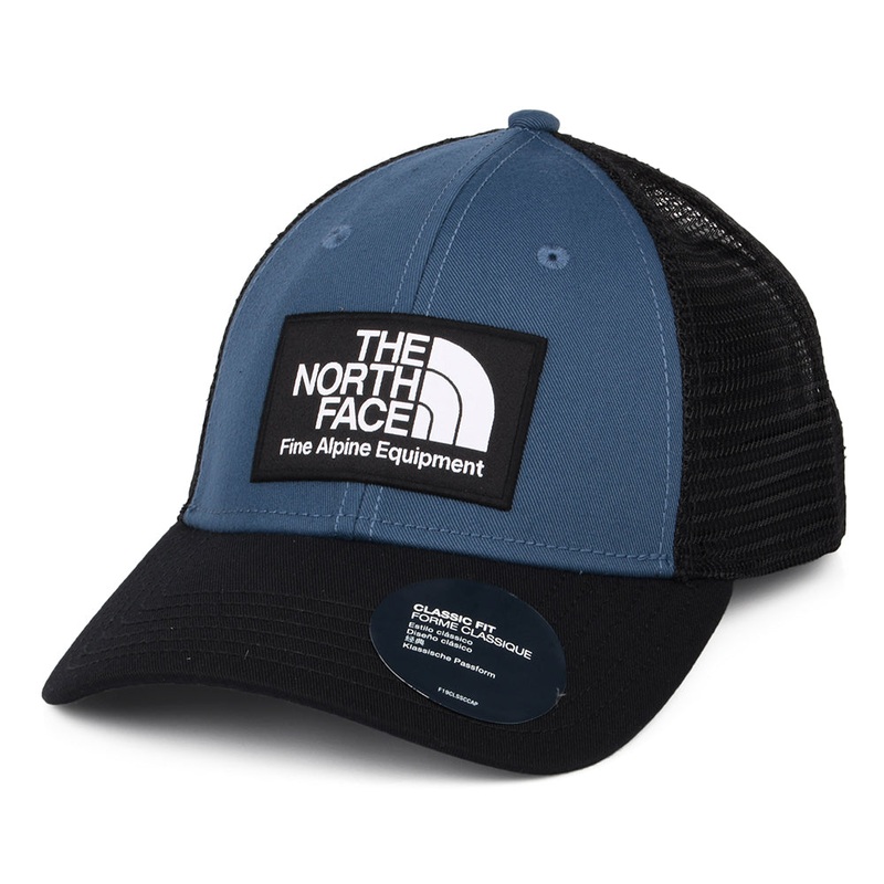 The North Face Hats Mudder Recycled Trucker Cap – Blue Adjustable