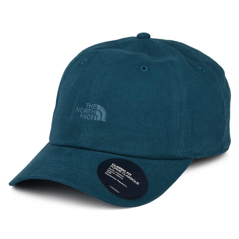 The North Face Hats Washed Norm Cotton Baseball Cap – Dark Teal Adjustable