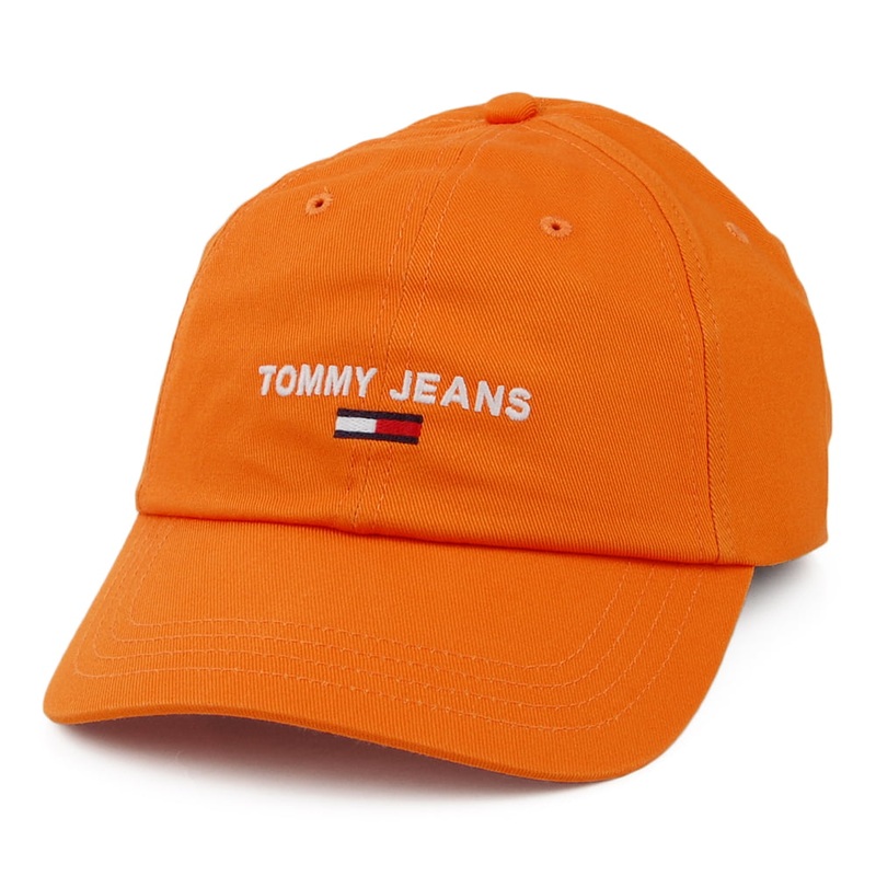 Tommy Hilfiger Hats TJM Sport Baseball Cap – Orange Adjustable