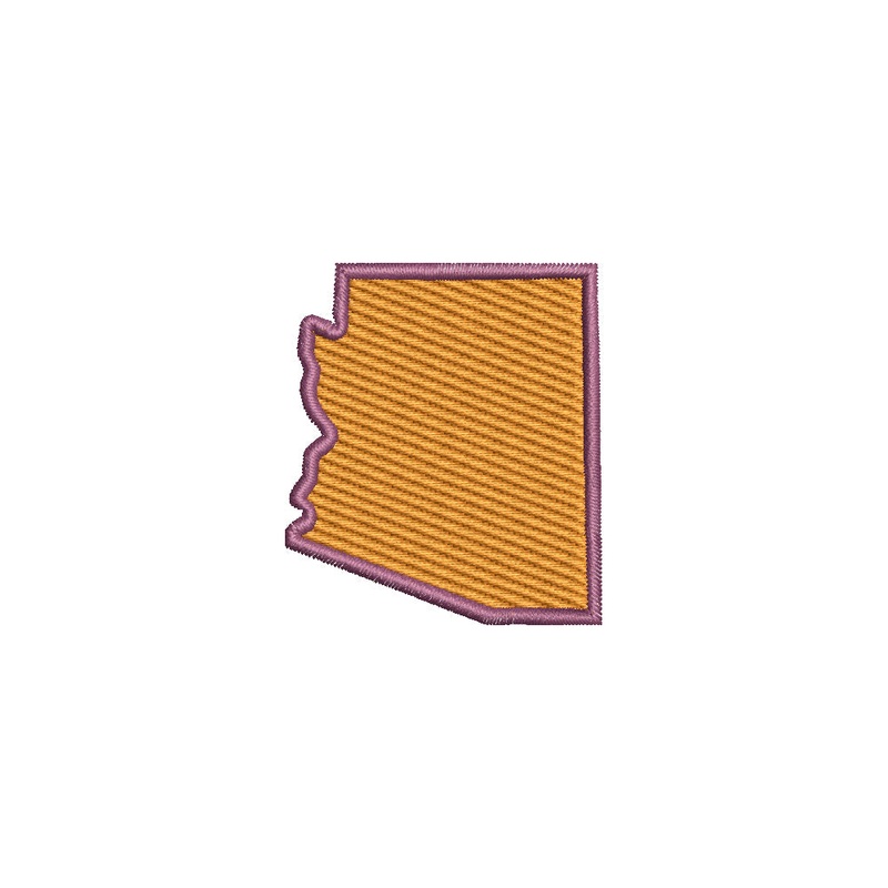 Arizona State Map Default Title One Size