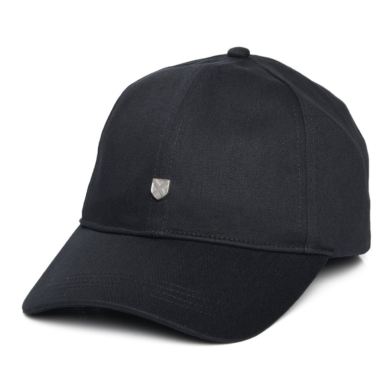Barbour Hats Cascade Shield Cotton Baseball Cap – Dark Navy Adjustable