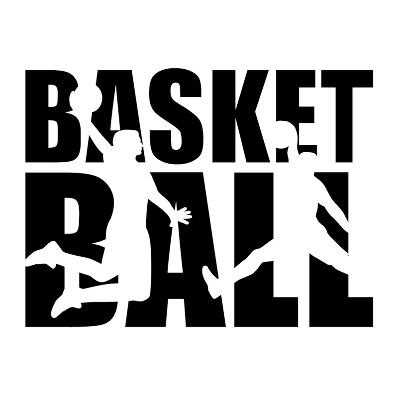 Basketball Word Silhouettes Basketball Word Silhouettes One Size