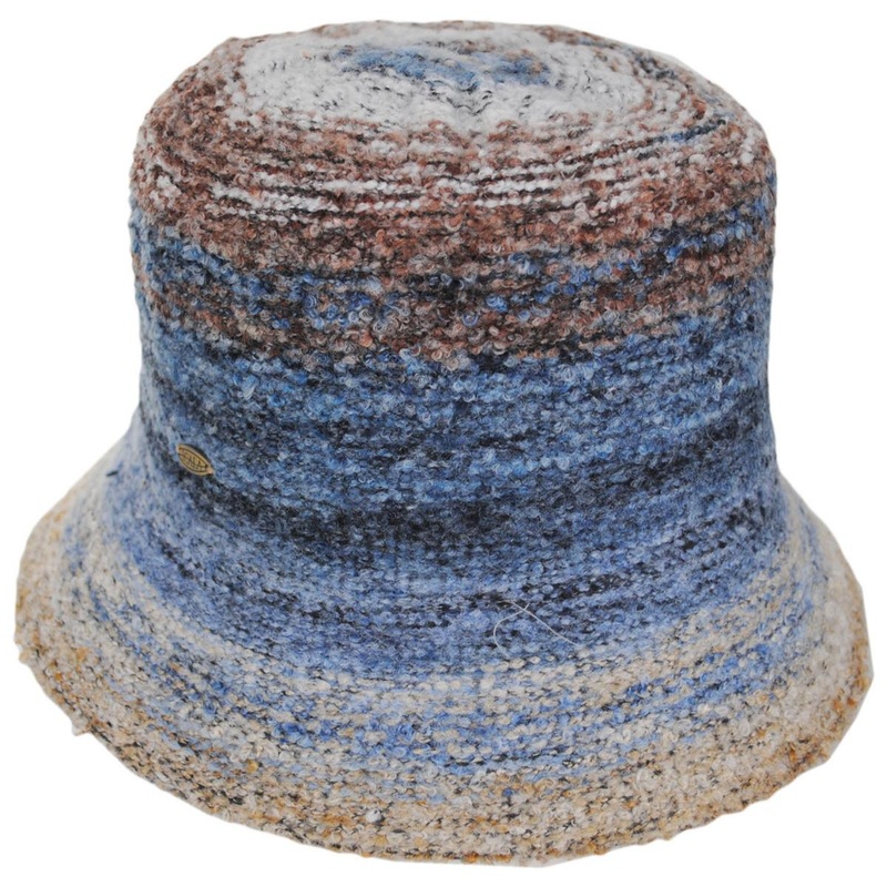 Buckley Boucle Knit Wool Blend Bucket Hat DENIM ONE SIZE FITS MOST