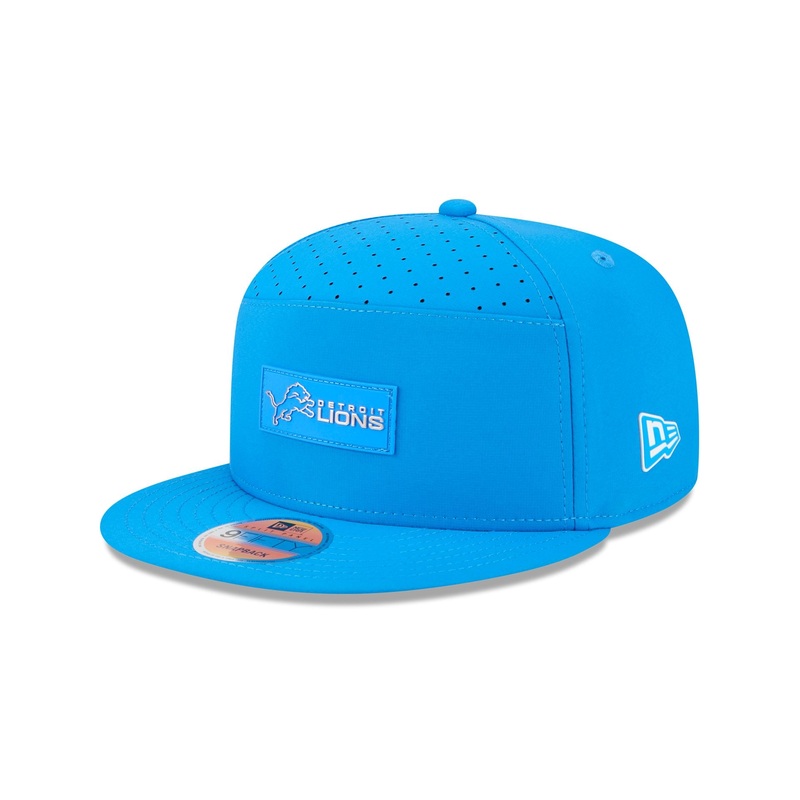 Detroit Lions 2025 Sideline Hot Weather Split Panel 9FIFTY Snapback Hat One Size