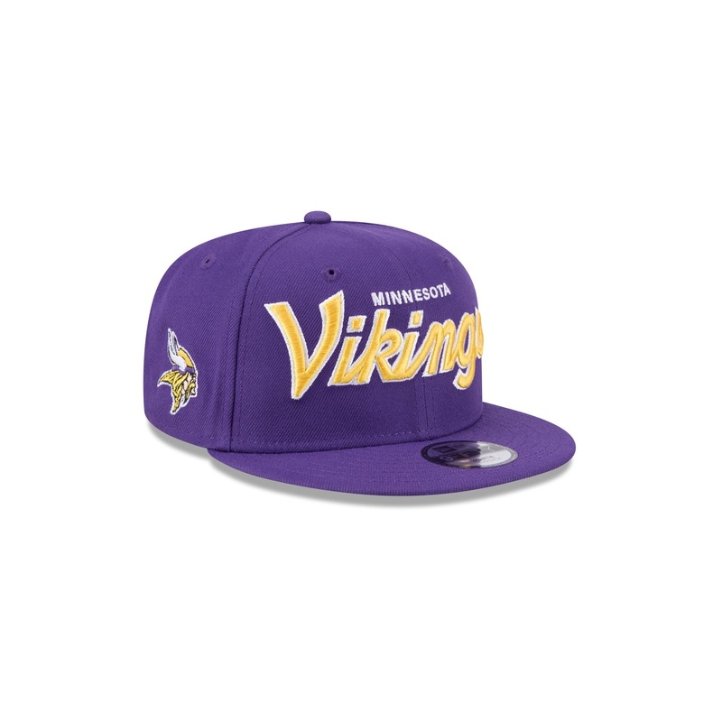 Minnesota Vikings Script Kids 9FIFTY Snapback Hat One Size