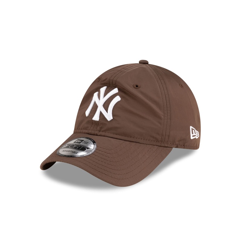 New York Yankees Chocolate Nylon 9FORTY Adjustable Hat One Size