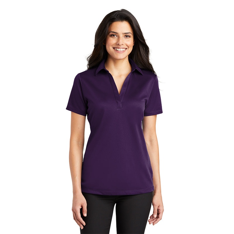 Port Authority L540 Ladies Silk Touch Performance Polo – Bright Purple Bright Purple XS