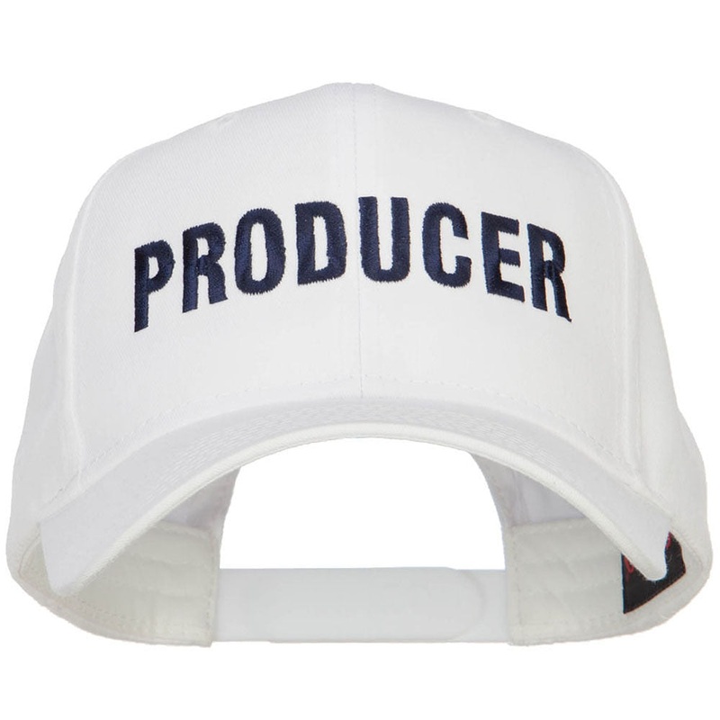 Producer Embroidered Twill Cap White One Size