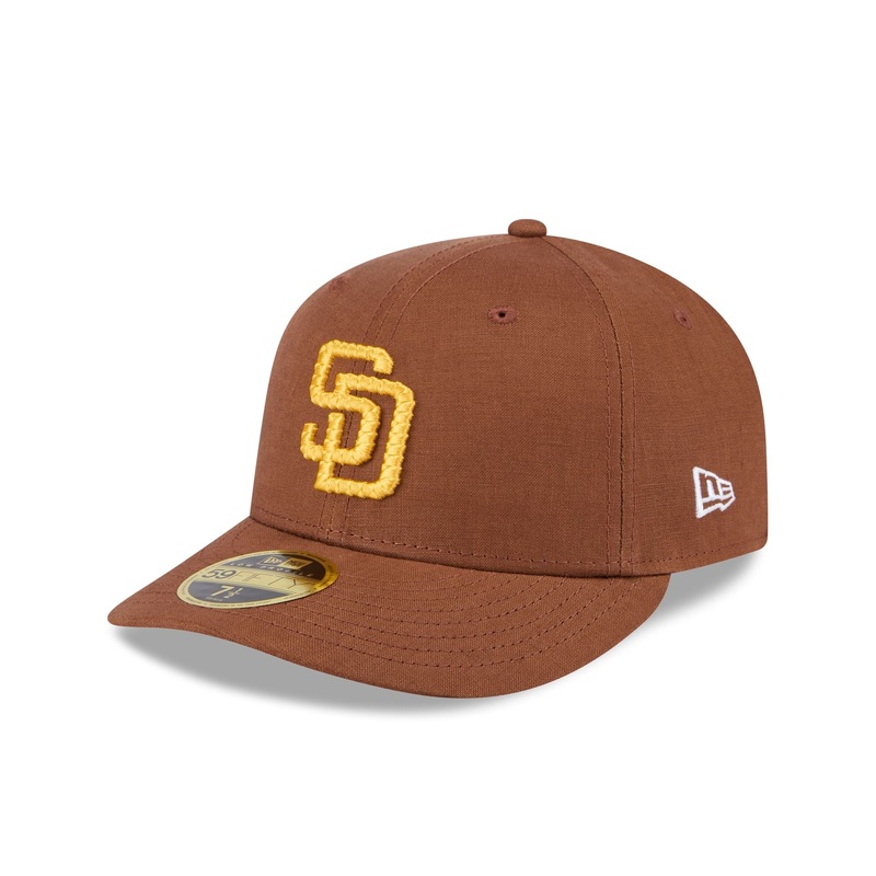 San Diego Padres Snake Scale Logo Low Profile 59FIFTY Fitted Hat 7
