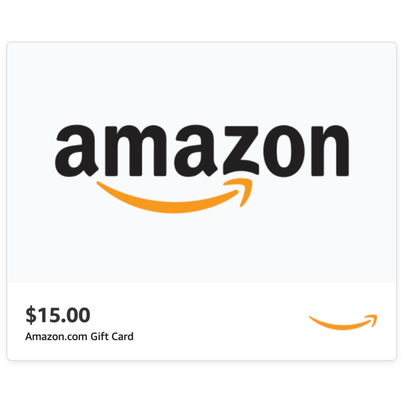 $15.00 Amazon.com eGift Card – Free with Qualifying $550+ Purchase $15.00