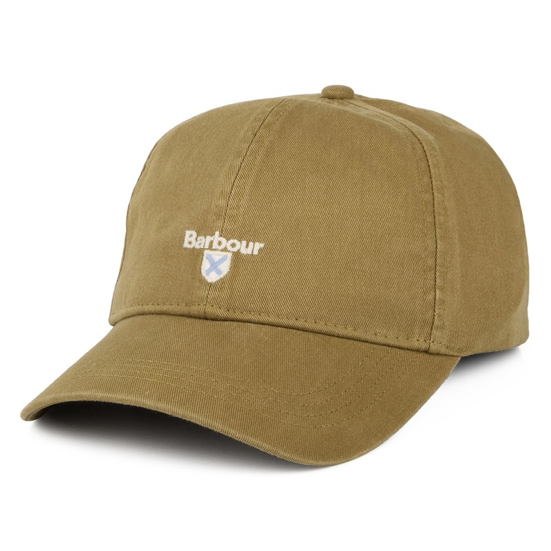 Barbour Hats Cascade Cotton Baseball Cap – Mustard Adjustable