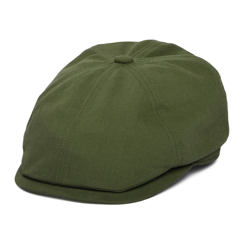 Barbour Hats Fawdon Cotton Newsboy Cap – Olive S